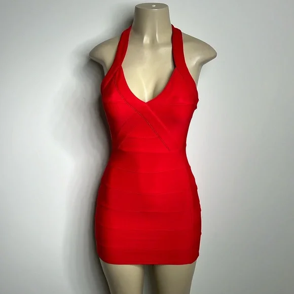 tobi red skater dress Tobi | Dresses | Tobi Xs Red Bandage Mini Dress